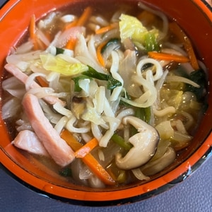 野菜たっぷりあんかけラーメン